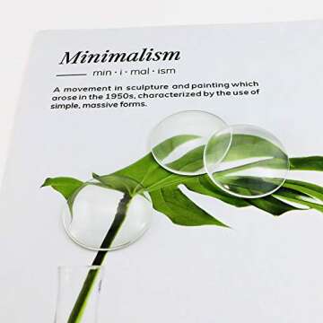 Faxco 30-Pieces Transparent Glass cabochons, Clear Glass Dome cabochon, Non-calibrated Round 1.57 inch/40mm for Photo Pendant Craft Jewelry Making