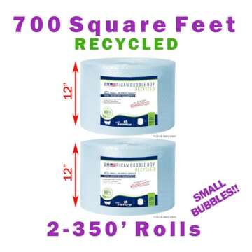 Recycled Grade Bubble - by American Bubble Boy (12" Wide, 700 Square Feet)