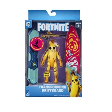 Fortnite Transforming Driftboard - Peely Figure & Sniper Rifle