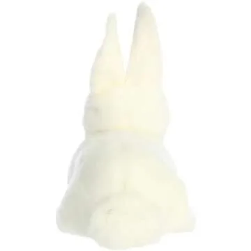 Aurora Miyoni White Rabbit Plush 8-Inch, High Quality