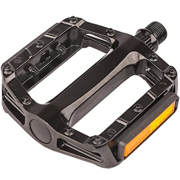 AVASTA Mountain Bike Pedal - Durable Aluminum Flat Platform Pedals with Reflector