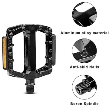 Lightweight AVASTA Mountain Bike Pedals with Reflector