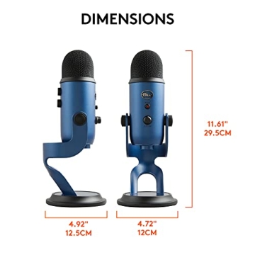 Blue Yeti USB Mic for Gaming, Streaming & Podcasting