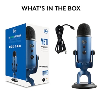 Blue Yeti USB Mic for Gaming, Streaming & Podcasting