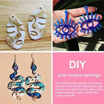 DIY Earring Resin Molds Kit - Create Unique Jewelry Designs