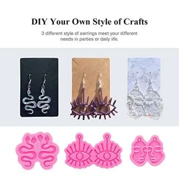 DIY Earring Resin Molds Kit - Create Unique Jewelry Designs