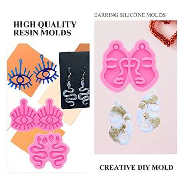 DIY Earring Resin Molds Kit - Create Unique Jewelry Designs