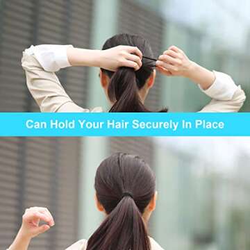 YXYL 220 PCS Durable Black Hair Ties for All Hair Types