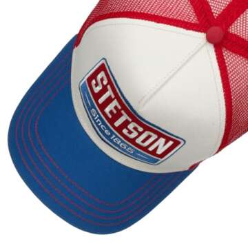 Stetson Highway Trucker Cap - Stylish Adjustable Unisex Cap for Summer