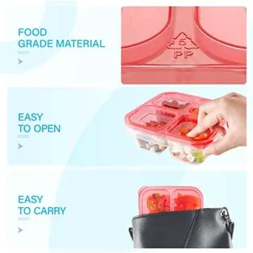 Finorder Snack Bento Box Set for Kids and Adults