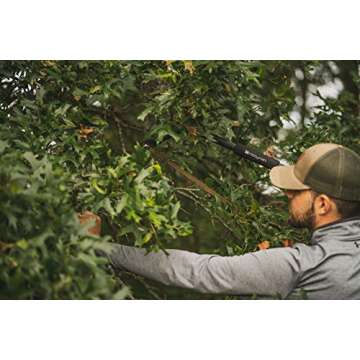 Hooyman Bow Saw with Heavy Duty Construction, Ergonomic No-Slip H-Grip Handle, Impulse-Hardened Teeth, SK5 Steel Blade, and Blade Tension Knob for Land Management, Yard Work, Gardening, and Outdoors