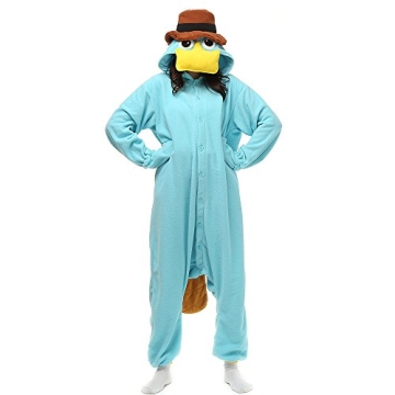 Wishliker Adult Animal Onesie Pajamas for Halloween Party XS Blue