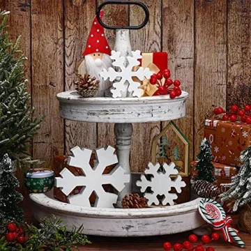 Bucherry Wooden Snowflake Decor for Enchanting Winter Styling