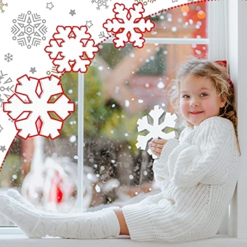 Bucherry Wooden Snowflake Decor for Enchanting Winter Styling