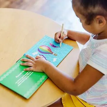 Melissa & Doug On the Go Scratch Art Activity Books Set - Fairy Tales, Favorite Things, Safari Animals