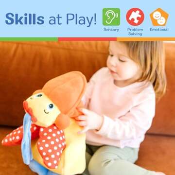 Melissa & Doug K's Kids Hungry Pelican Soft Baby Educational Toy