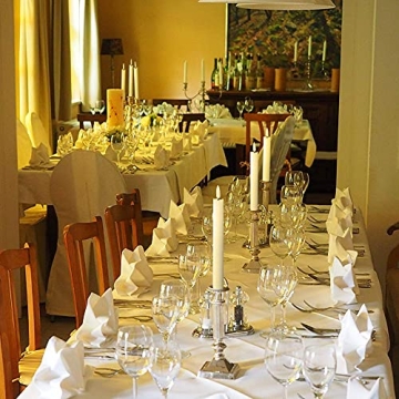 GenSwin Flameless Taper Candles with Remote Pack of 6