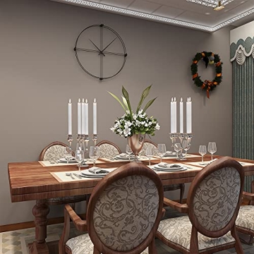 GenSwin Flameless Taper Candles with Remote Pack of 6