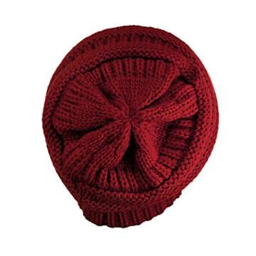 C.C Trendy Warm Chunky Beanie - Comfortable & Stylish