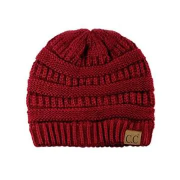 C.C Trendy Warm Chunky Beanie - Comfortable & Stylish