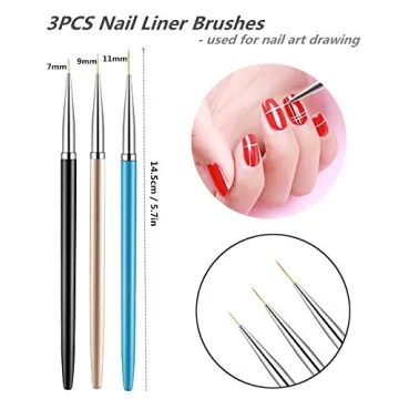 FULINJOY Nail Art Accessories Set - 8PCS for Creative Designs