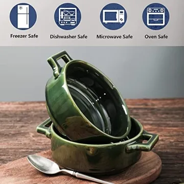 Stylish Vicrays Ceramic Soup Bowls - Oven Safe & Elegant