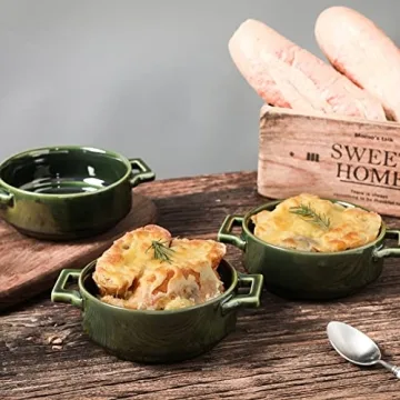 Stylish Vicrays Ceramic Soup Bowls - Oven Safe & Elegant