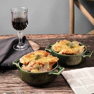 Stylish Vicrays Ceramic Soup Bowls - Oven Safe & Elegant