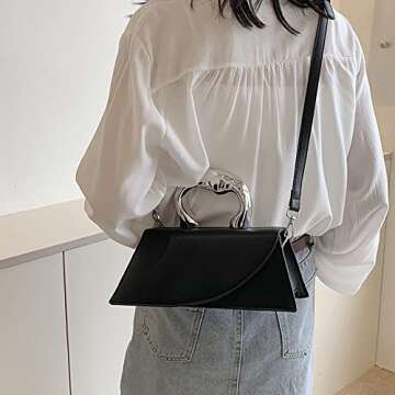 Small Silver Bag Crossbody Bags Satchels Y2K Evening Bags Handbag for Women Hobo Bags Shoulder Bags Tote Bag for Women 2024