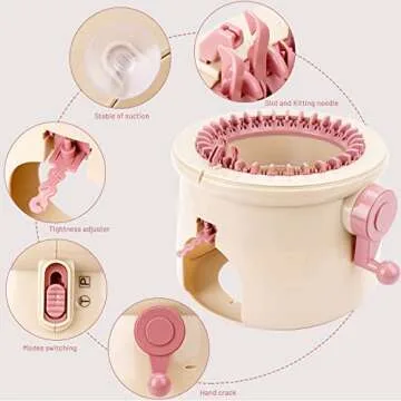 SENTRO 32 Pin Double Needle Knitting Machine for All Ages