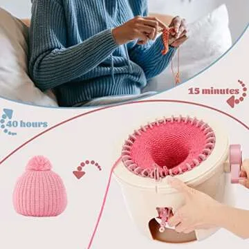 SENTRO 32 Pin Double Needle Knitting Machine for All Ages