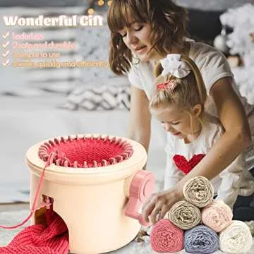 SENTRO 32 Pin Double Needle Knitting Machine for All Ages