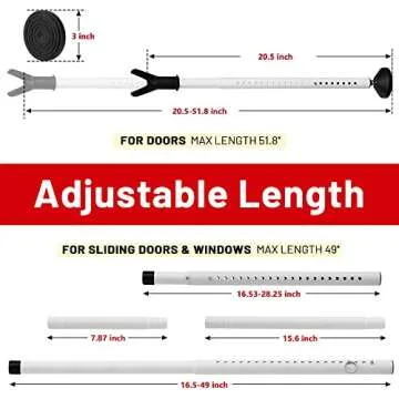 Secure Your Home with the Adjustable Door Security Bar