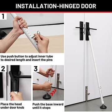 Secure Your Home with the Adjustable Door Security Bar