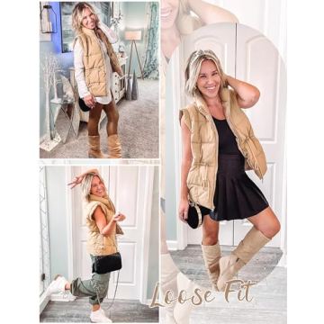 Ameliever Women's Stylish Puffer Vest for All Seasons