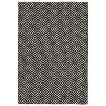 Home Dynamix Tripoli Lydia Indoor/Outdoor Area Rug, Modern Dark Gray, 7'10"x10'2" Rectangle
