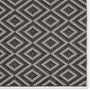 Home Dynamix Tripoli Lydia Indoor/Outdoor Area Rug, Modern Dark Gray, 7'10"x10'2" Rectangle