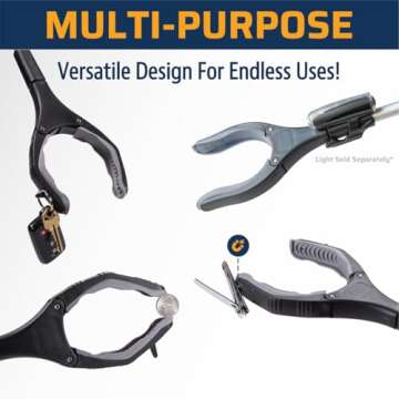 StrongArm Reaching Aid for Seniors: Ergonomic Integrated Forearm Cradle Provides Added Leverage and Supports Wrist During use, Daily Living Reaching Aids