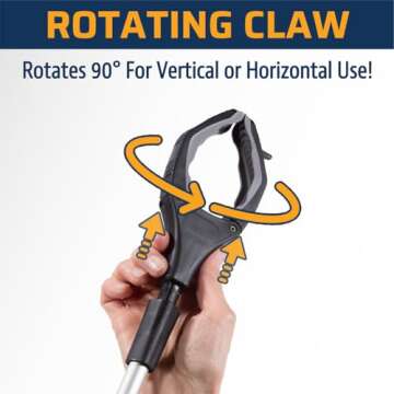 StrongArm Reaching Aid for Seniors: Ergonomic Integrated Forearm Cradle Provides Added Leverage and Supports Wrist During use, Daily Living Reaching Aids