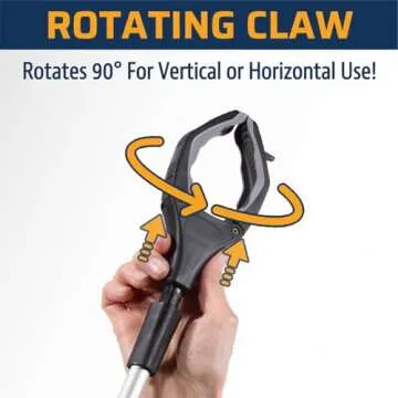 StrongArm Reaching Aid for Seniors: Ergonomic Integrated Forearm Cradle Provides Added Leverage and Supports Wrist During use, Daily Living Reaching Aids