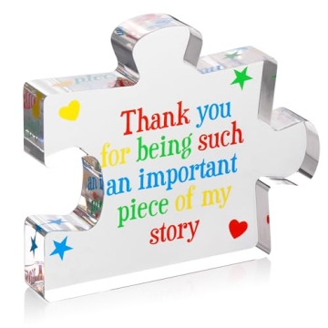 Heartfelt Thank You Acrylic Board Puzzle for Teachers