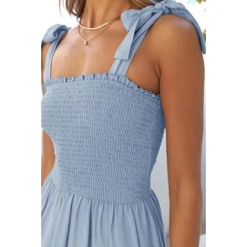 ZESICA Summer Boho Maxi Dress for Effortless Style