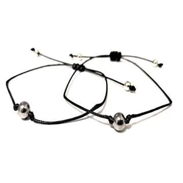 Distance Bracelets for Couples Friendship Bracelets for Women Men Promise Bracelet for Couples Bracelets for Boyfriend and Girlfriend Mom Daughter Sister Aunt Niece Bracelets Gifts,Ball