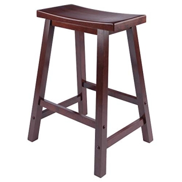 Winsome Satori Counter Stool - Stylish Walnut Finish for Any Room