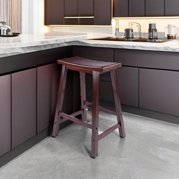 Winsome Satori Counter Stool - Stylish Walnut Finish for Any Room
