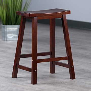 Winsome Satori Counter Stool - Stylish Walnut Finish for Any Room