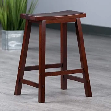 Winsome Satori Counter Stool - Stylish Walnut Finish for Any Room