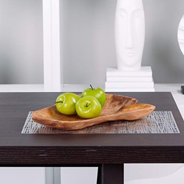 Torre & Tagus Costa Carved Wooden Platter Rustic Display