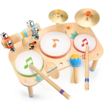 OATHX Kids Drum Set - Fun Musical Instruments for Ages 1-6