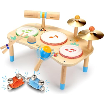 OATHX Kids Drum Set - Fun Musical Instruments for Ages 1-6